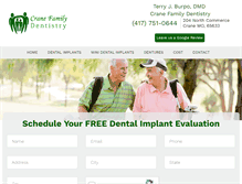 Tablet Screenshot of dentalimplantsspringfieldmo.com